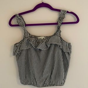 Gingham crop top from American Eagle